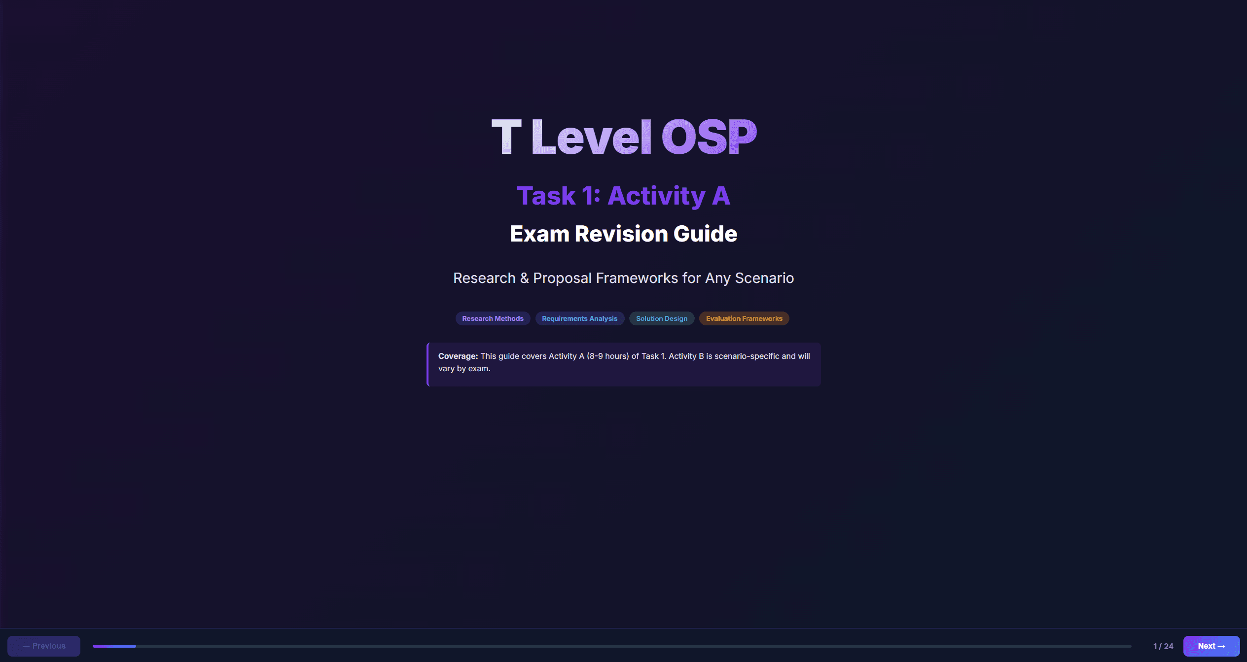 T Level eLearning Modules